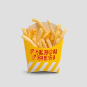 Custom French Fries Boxes with fries