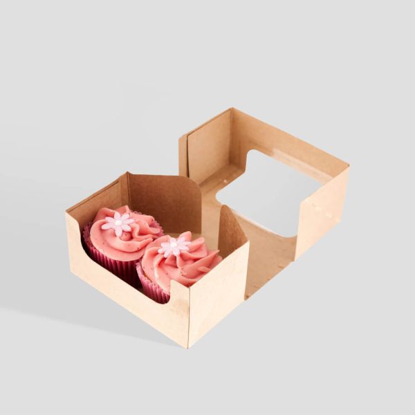 Custom Kraft Cupcake Boxes