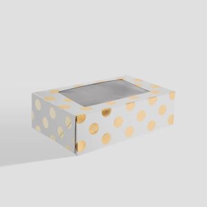 Gold Foil Bakery Boxes