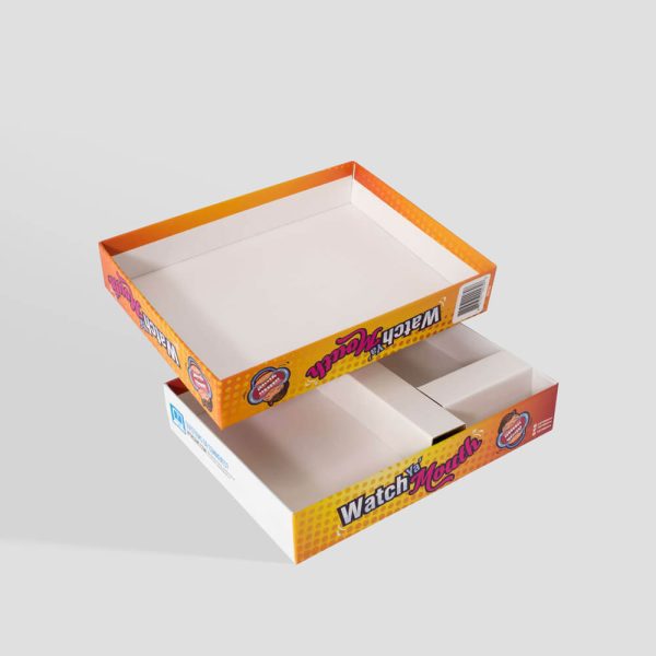 Lid off Custom Game Boxes