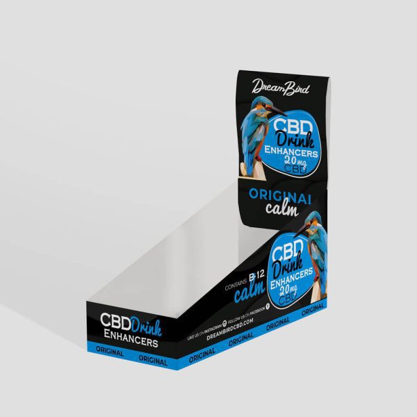 Blue & Black Color CBD Display Boxes