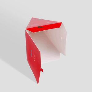 Open Custom Pyramid Boxes
